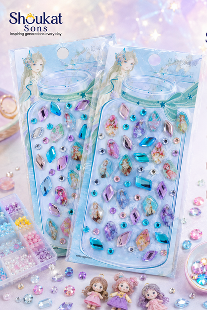 Miniso rhinestones DIY gemstones stickers