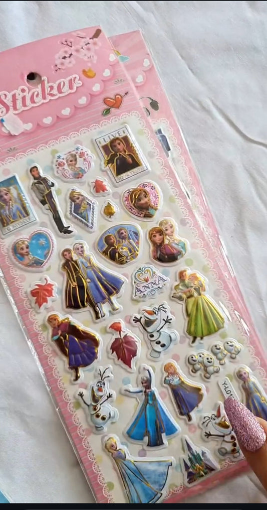 Frozen Elsa Anna Olaf stickers (XLB 074)