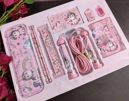 STATIONERY SET 9 PCS # YOYO 8022 UNICORN