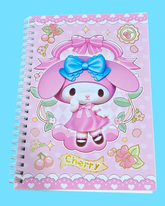 My melody A5 spiral notebook