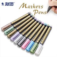 STA Premium Metallic Marker Pens