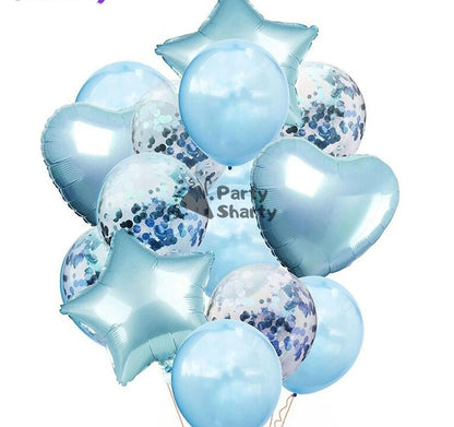 Confetti party balloons 14 pcs