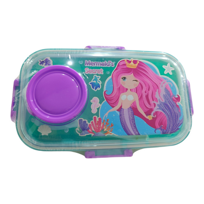 Mermaid bento lunchbox with spoon and container #2646