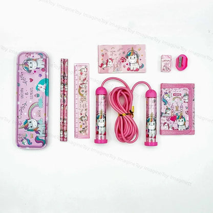 STATIONERY SET 9 PCS # YOYO 8022 UNICORN