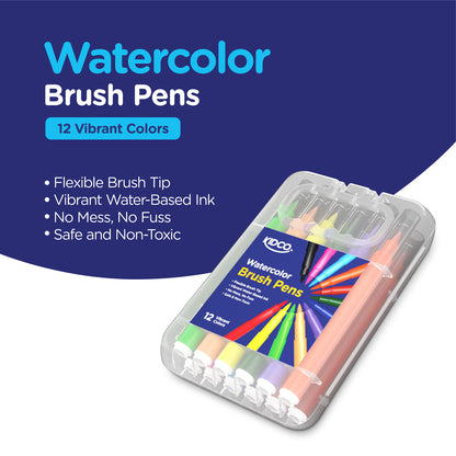 Kidco watercolor brush markers