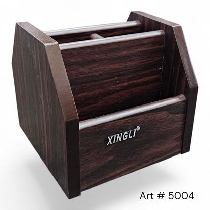 Wooden Pen Organizer Rotatable # 5004