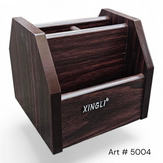 Wooden Pen Organizer Rotatable # 5004