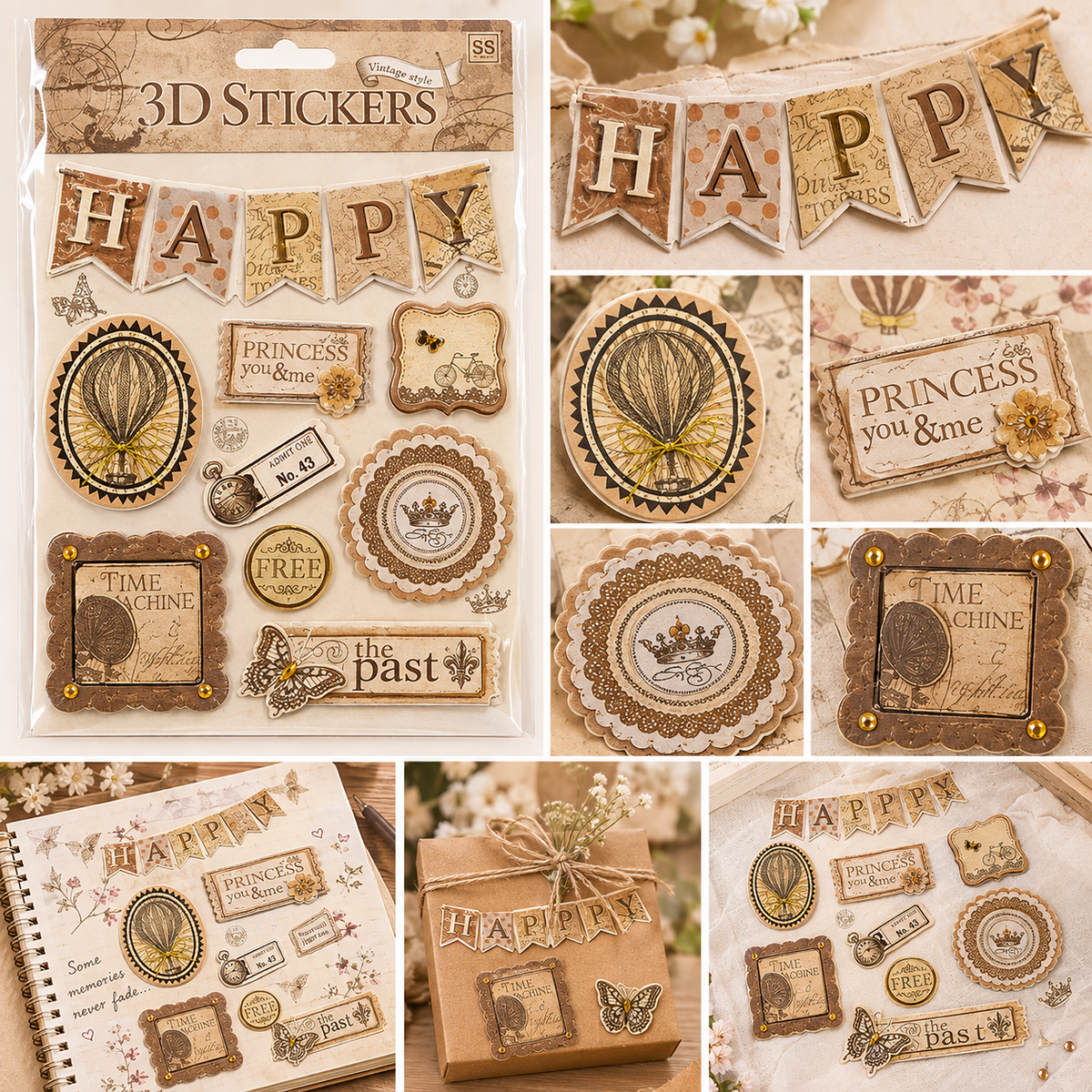 3D stickers