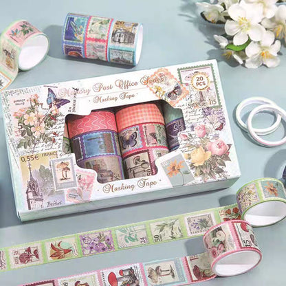 Memory post office series washi tape 20 pcs (JD2622A)