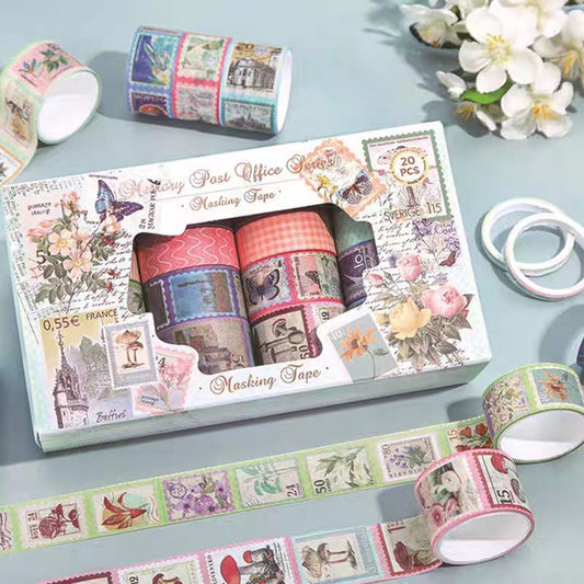 Memory post office series washi tape 20 pcs (JD2622A)