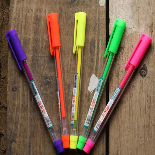 Hauser neon gel pens (pack of 5)