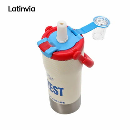 ZEST 800ml Portable Sports Insulated Straw Tumbler – Hot & Cold Vacuum Flask