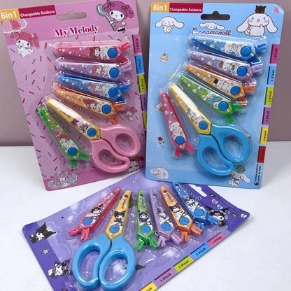 ZIG ZAG SCISSOR PLASTIC 6 STYLES