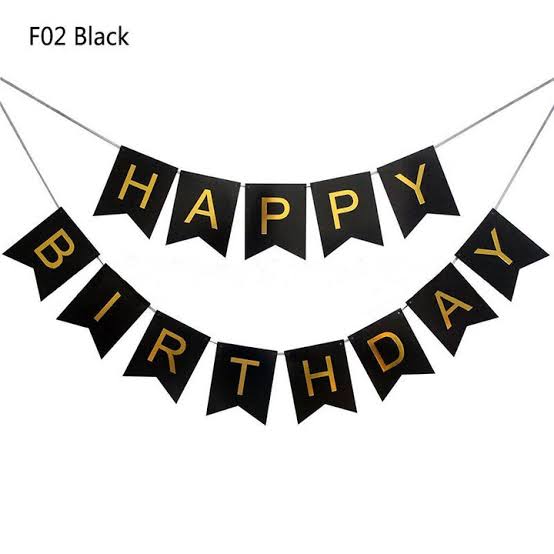 Happy birthday banner