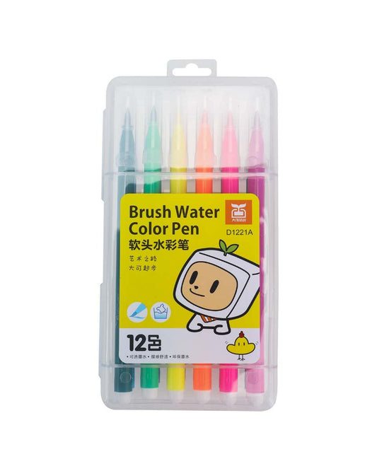 Brush water color 12 markers