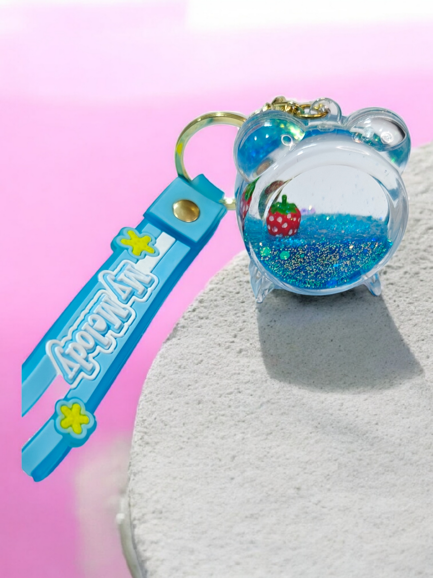 Keychain water glass(349)