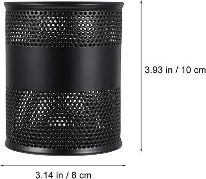 METAL MESH PEN JAR BLACK #803