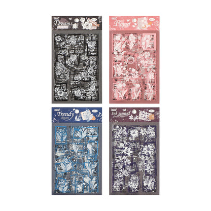 Flower frames 6 sticker sheets
