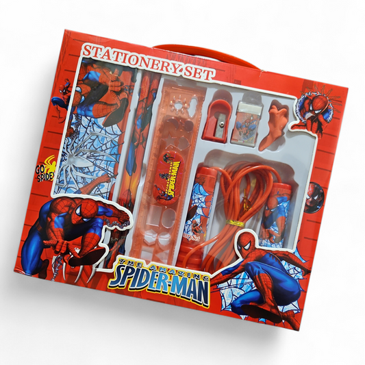 STATIONERY SET 7 PCS # 8812 SPIDERMAN