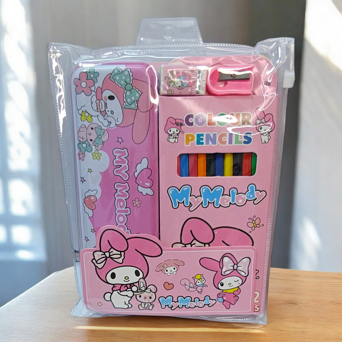 My melody stationery gift set with colour pencils (9927)