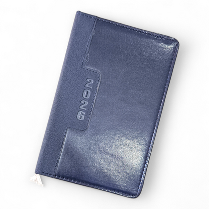 Diary 2026, leather cover, Model A2HM