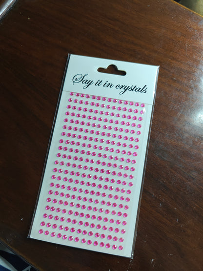 Rhinestone stickers for nail art, hair accessories, body art, face art n makeup