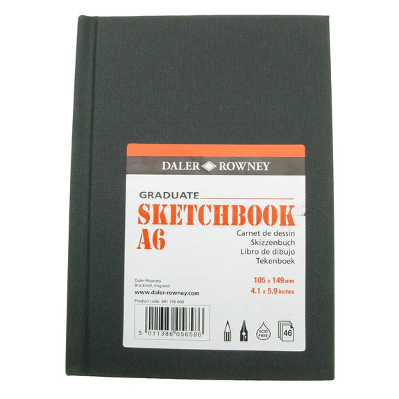 Daler Rowney Graduate Hardback Sketchbooks – 130gsm 46 Sheets