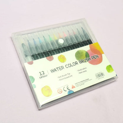 Water color brush markers