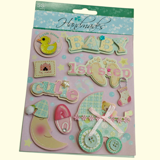 Cute baby 3d stickers