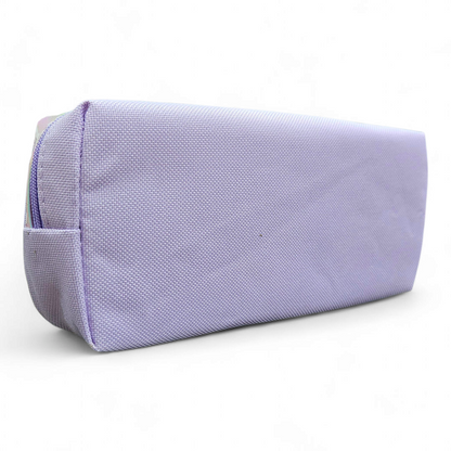 Zipper Fabric Pencil Pouch Unicorn(Geometry Case)# 68116