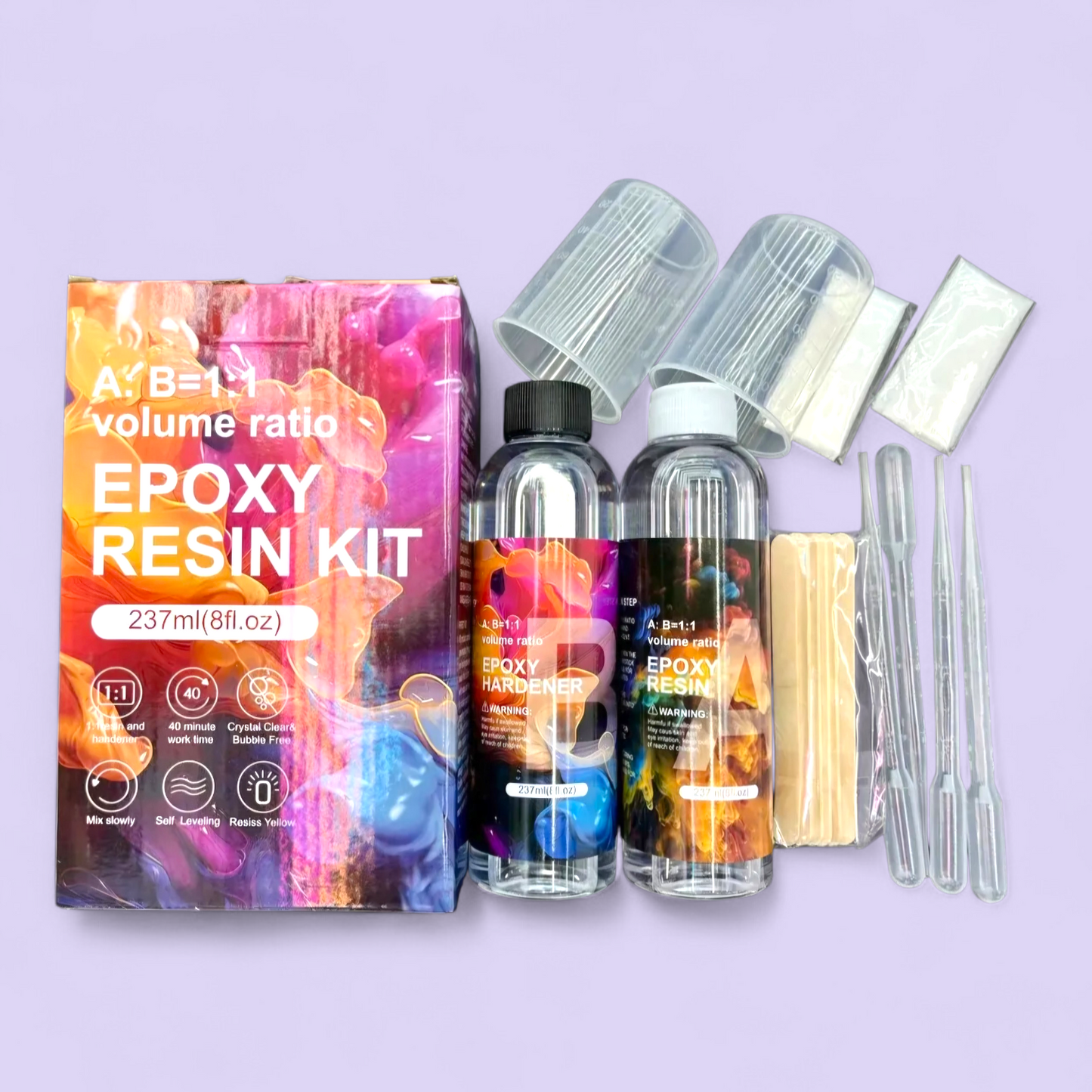 Epoxy Resin Art Kits with Accessories