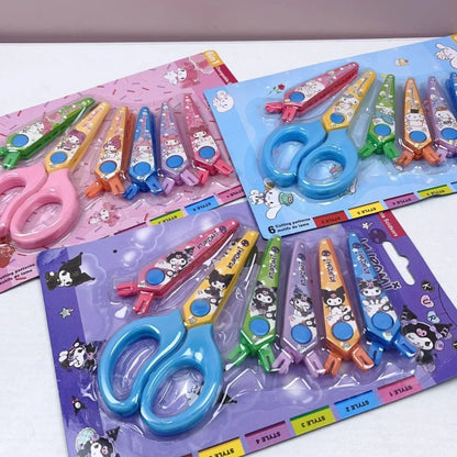ZIG ZAG SCISSOR PLASTIC 6 STYLES