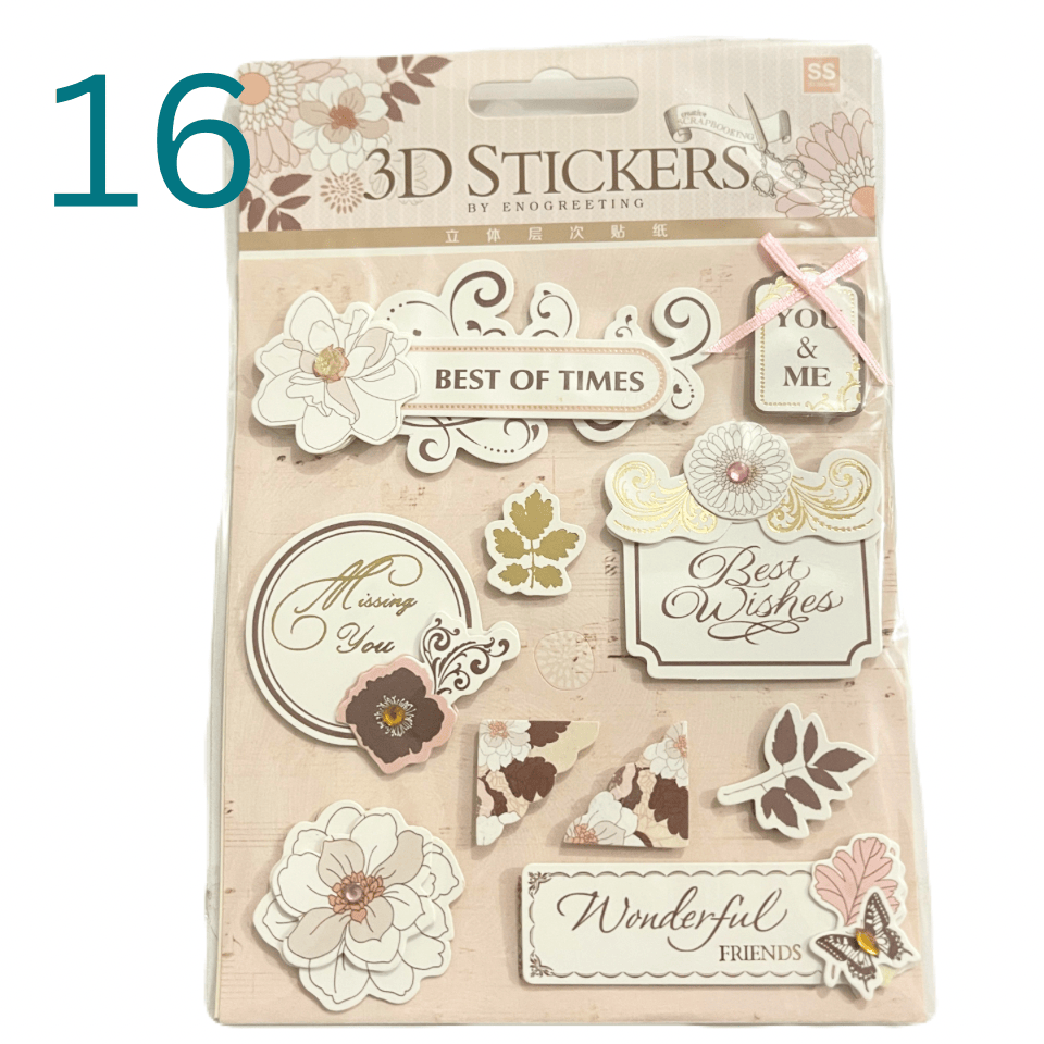 3D stickers