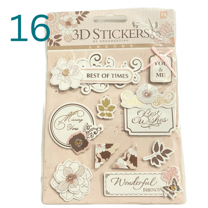 3D stickers
