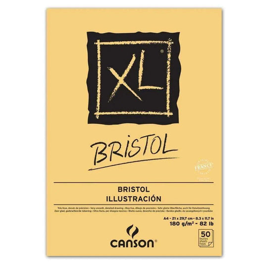 Canson Bristol Sketch Pad - A4, A3 50 Sheets