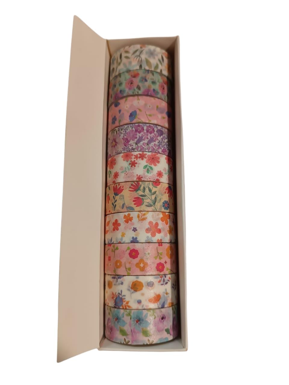 Floral Washi Tape 10Pcs size 15mm (HZ3015)
