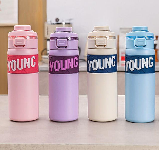 Imported water bottle 650 ml stainless steel thermos