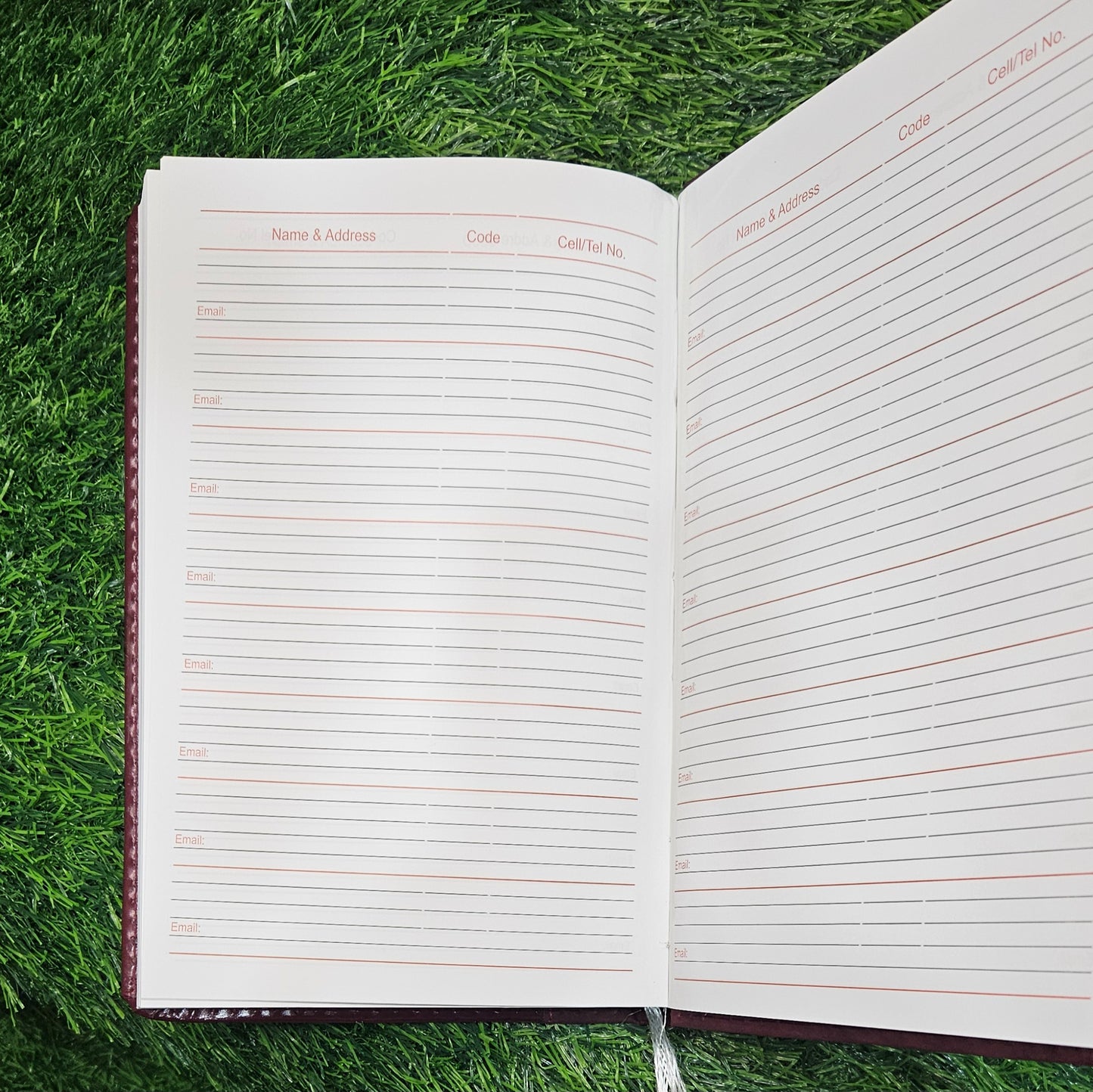 Diary 2026, leather cover, Model A2HM