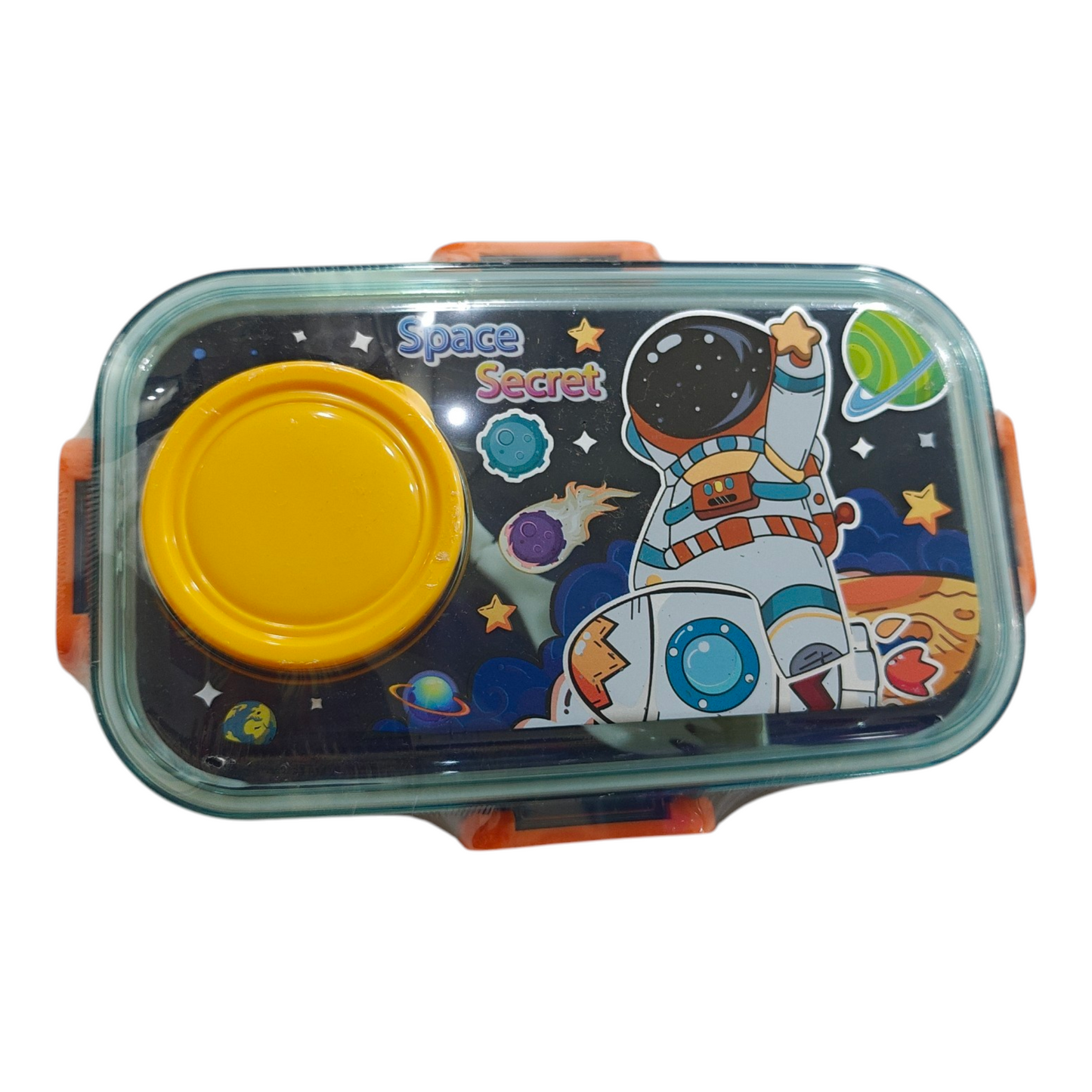 Space bento lunchbox premium plastic #2646