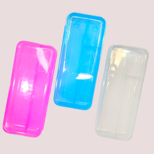 Transparent pencil case for examination