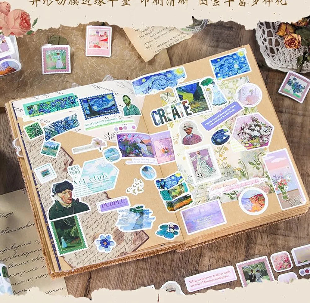 Washi Art Sticker Tape Roll size  7.2cm(JD3110B)