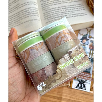 Limmy vintage washi tape 10 pcs (XM JD2645F)