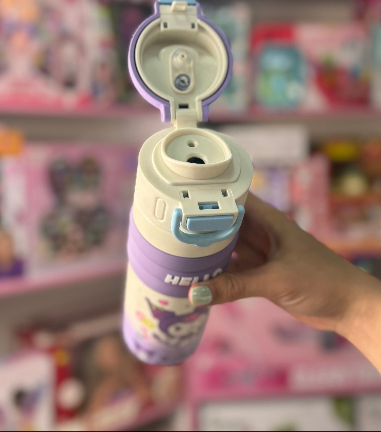 Kuromi stainless steel thermos water bottle