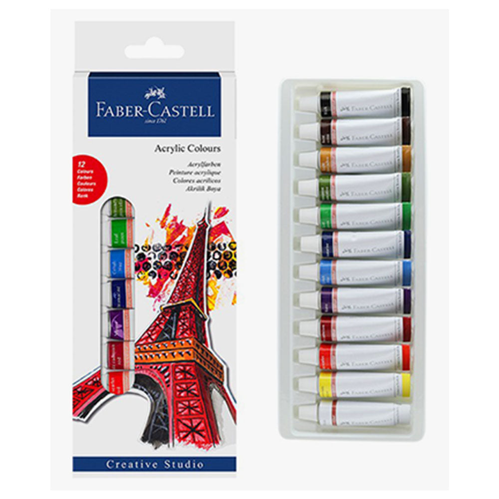 Faber Castell Acrylic Color Set Of 12 (169501)