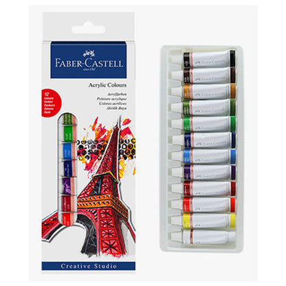 Faber Castell Acrylic Color Set Of 12 (169501)