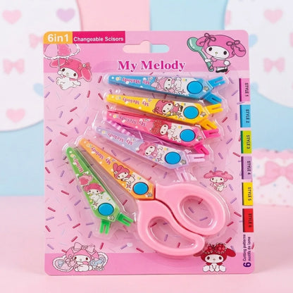 ZIG ZAG SCISSOR PLASTIC 6 STYLES