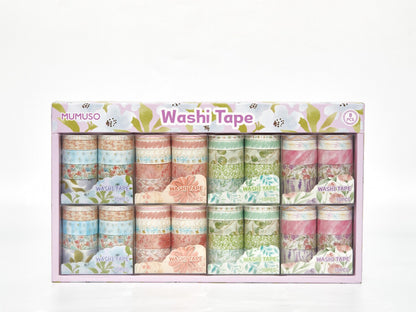 Flower washi tape 10 Pcs (JD2645D)