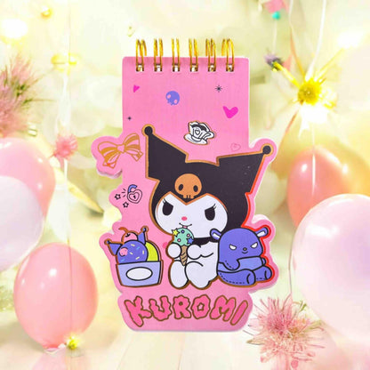 Mini spiral kuromi notepad