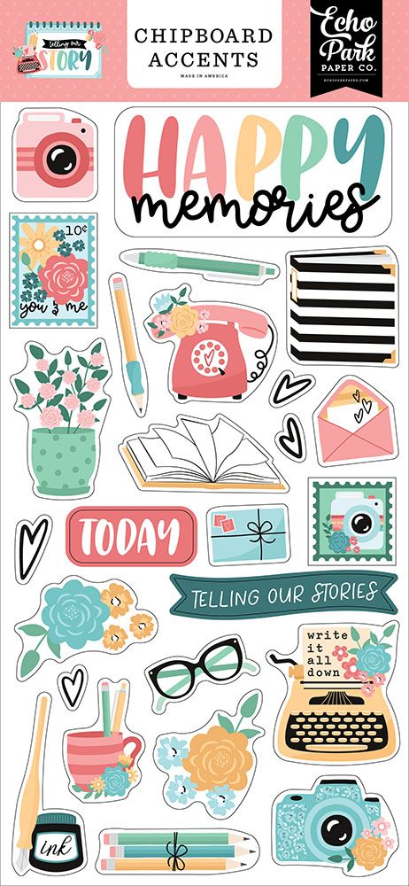 Pinteresty stickers spring/summer long sheet (HKTA)