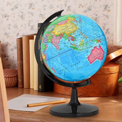 World Globe 20Cm (8") Film Coated, Fine Quality Plastic Base